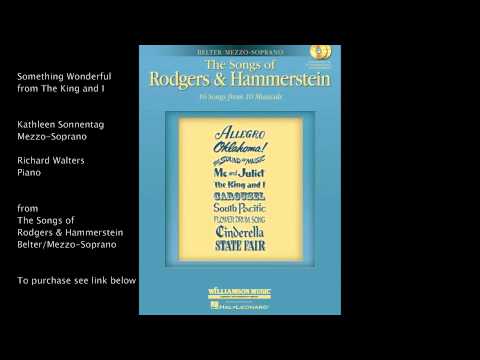 Something Wonderful from "The King and I" (Belter/Mezzo-Soprano) by Rodgers and Hammerstein