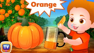 colors song learn colors toddlers orange song chuchutv kids