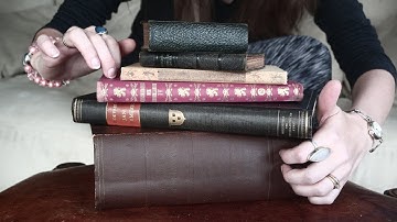 ASMR Tapping on Vintage & Antique Books ~ Most Relaxing Book Tapping & Scratching Video