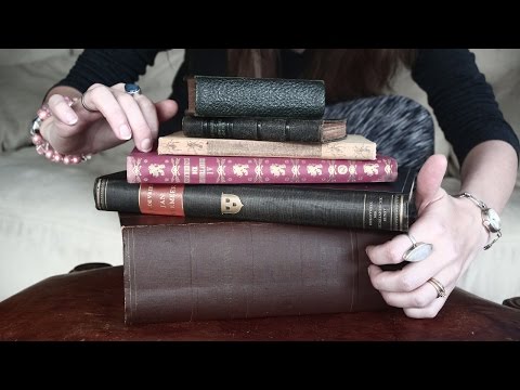 ASMR Tapping on Vintage & Antique Books ~ Most Relaxing Book Tapping & Scratching Video