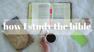 How I STUDY the BIBLE (My NoteTaking Method + QUIET TIME Tips)