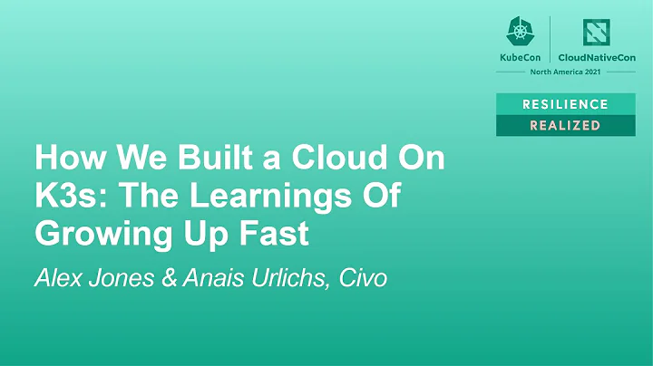 How We Built a Cloud On K3s: The Learnings Of Grow...