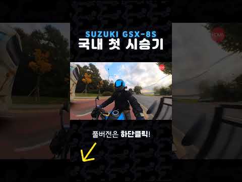 <strong>GSX</strong> 8S 국내 최초