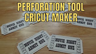 Using the perforation tool on your Cricut Maker - Movie Night Mystery Box Bonus project