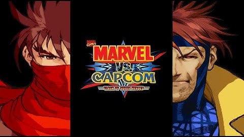 Marvel vs Capcom - Duo Team Attack - Strider Hiryu & Gambit