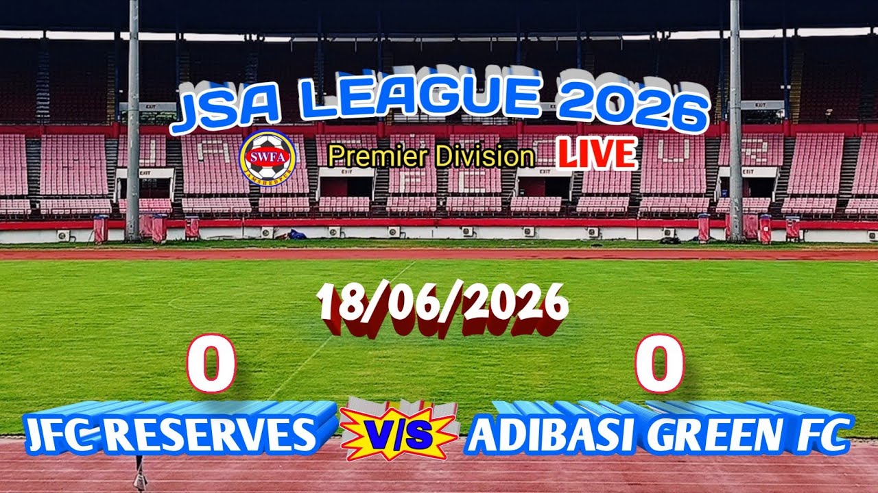 Jfc Reserve 🆚 Adivasi green Sc // JSA PREMIER LEAGUE 2026 // LIVE