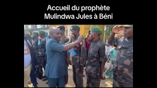 Accueil du jamais vu du prophète Jules MULINDWA a Beni ce03Avril2024meilleur leader spirituel en RDC