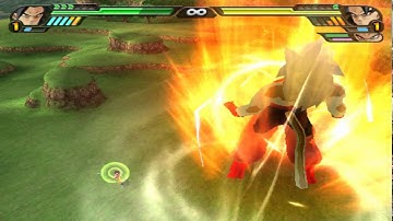 DBZ BT3 Evil Goku ssj5 vs Goku ssj4 e Vegeta ssj4 MOD ps2