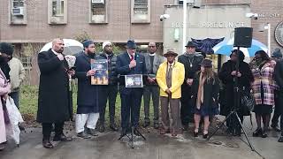 the #ripjohanathandiller #johnathandiller memorial vigil at the @NYPD105Pct 3/27/24