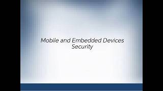 Lecture 10: Mobile and Embedded Device Security
