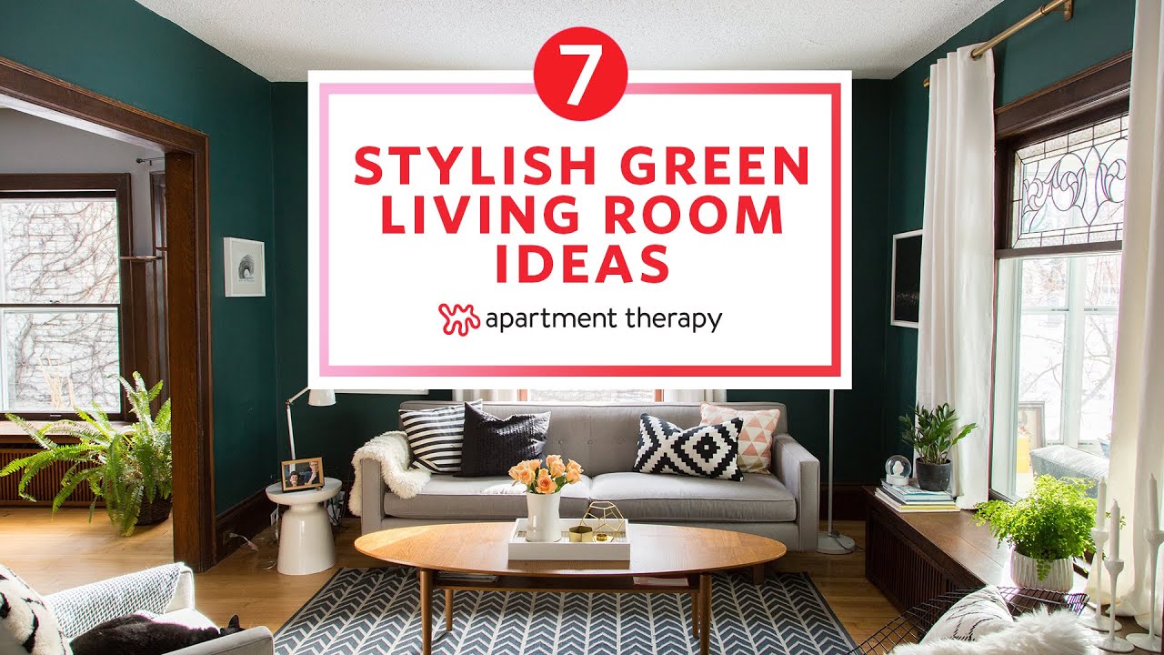 7 Stylish Green Living Room Ideas YouTube