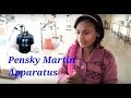 Pensky Martin Apparatus chemistry full description graph and complete analysis in hindi