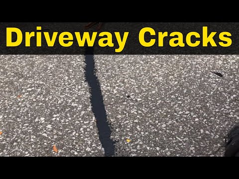 Video: Hvordan fikser du en sprekk i en oppkjørsel på asfalt?