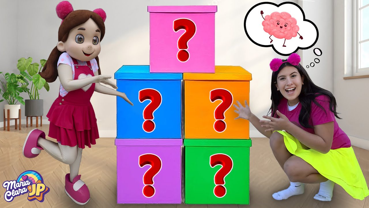 Grandes desafios com Maria Clara e JP 🎁 Será Que Conseguimos Vencer Todos?