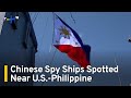 Chinese navy vessel shadows joint usphilippine drills in south china sea  taiwanplus news