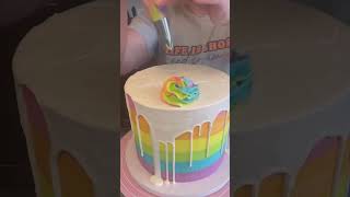 Awesome Rainbow Cake Decorating Ideas | Cake Decoration Ideas | 5 Minute Crafts #shorts