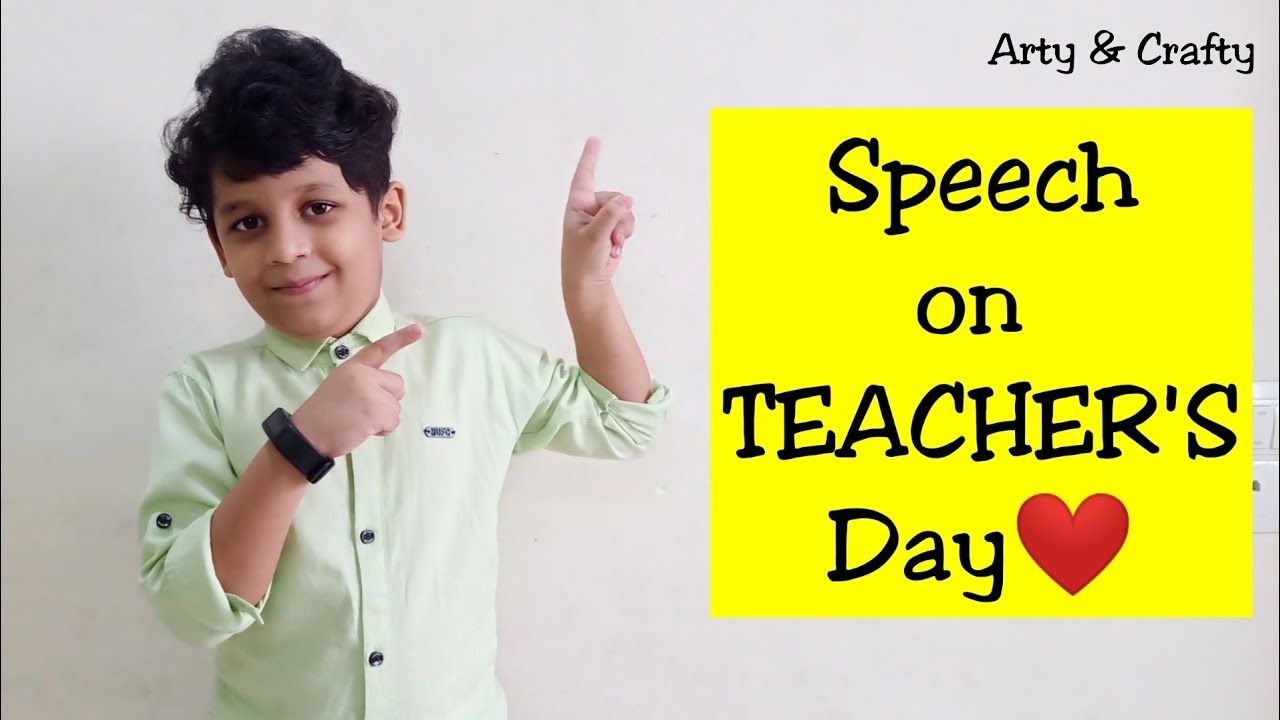 speech writing teachers day