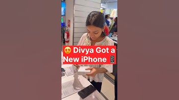 😍 Divya Got a New iPhone 😍 Divya Got a New iPhone 📱 #excelwalesir #computertips
