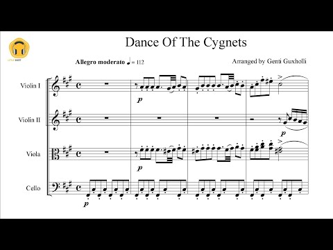 Dance Of The Cygnets (from "Swan Lake" Ballet Op. 20) (String Quartet) - Pyotr Ilyich Tchaikovsky