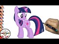 how to draw twilight sparkle from my little pony step by step