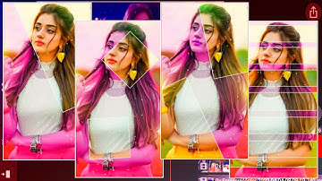 new trending Triple layer Colorful green screen whatsapp status video editing | kinemaster editing