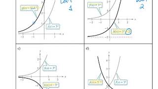 3.1 Exponential Functions and Their Graphs Ex 4 to 7