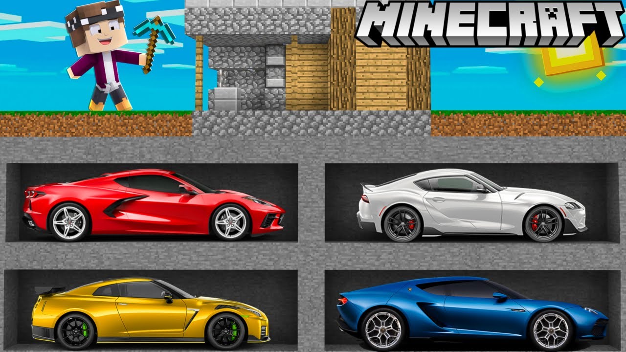 Ich FINDE AUTOS unter meinem HAUS in Minecraft!