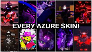 WINNING WITH EVERY AZURE SKIN! | Roblox Forsaken