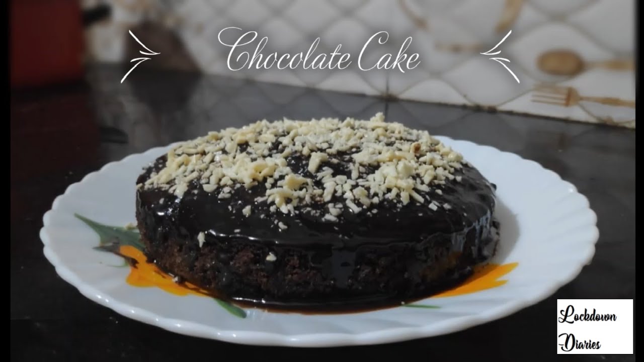 Lockdown Diaries Special: Chocolate Cake Recipe (Eggless, No Oven, No Microwave)