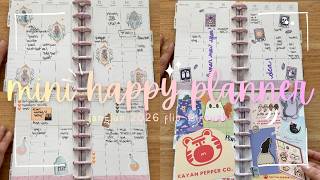 Jan-Jun 2026 Mini Happy Planner Flip Through! 📖