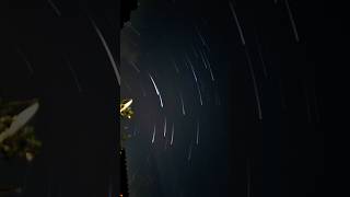 🤯Epic timelapse star trails at the South Celestial Pole showing Earth rotation in the night sky! 🌌✨🔥