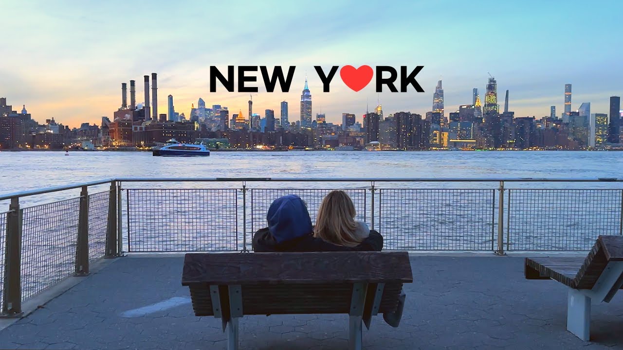 [4K]🇺🇸Нью-Йорк🗽🚕: Прогулка по Вильямсбургу, Бруклину, хипстерскому району Нью-Йорка. Март 2024 г.