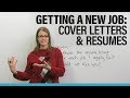 Find a NEW JOB in North America: Cover Letter & Resume Advice