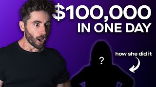 This 29 Year Old Girl Made $100,000 In ONE DAY Teaching Excel