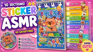 Kawaii Sticker Book ASMR | 10 Cute Sections to Explore! 🧸 screenshot 4
