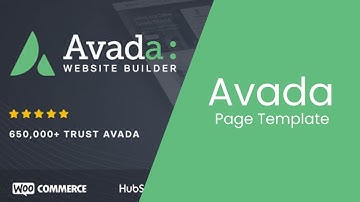 Avada Theme Tutorial #8  Page Templates Option