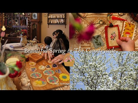 🌷cottagecore Baking 💐| Making Cookies | Slow And Cozy Days 🕯️