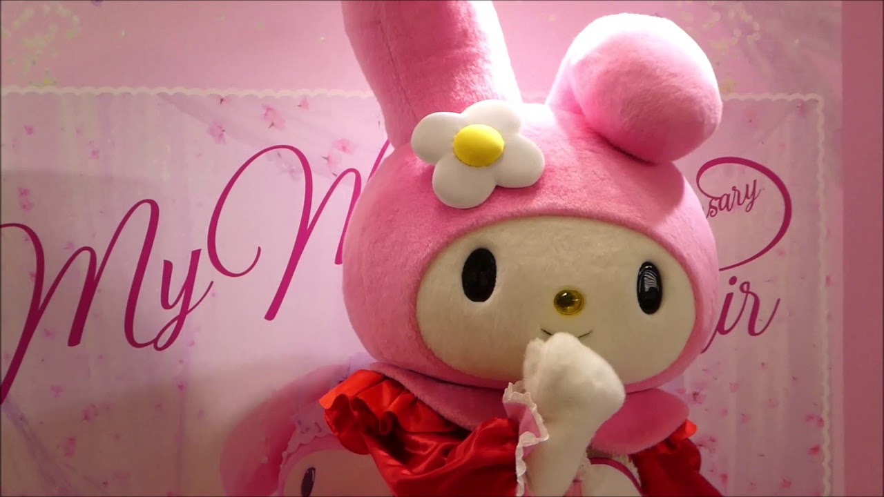 My Melody Special Greeting @Gate City Osaki - YouTube