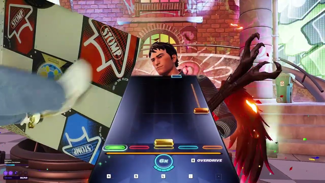 Pump It Up Fortnite Festival Expert: Takaneno Hanakosan back number Bass