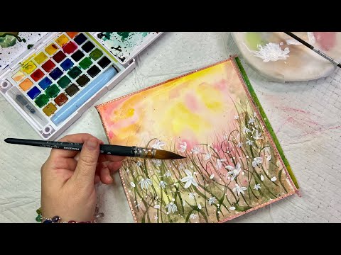 Easy Impasto paintings for less than $10 – Heather's Handmade Life