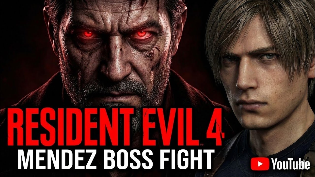  Resident Evil 4 Chapter 6 Cheif Mendez Boss   Fight Walkthrough Gameplay