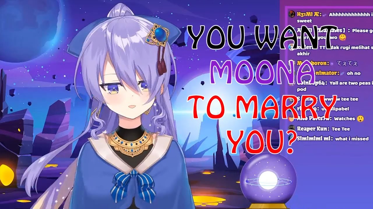 You want to marry Moona and make her your WIFE? well the terms and conditions is all yours