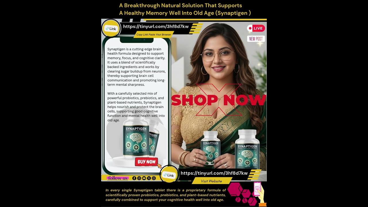 A Breakthrough NaturalSolution That SupportsA Healthy Memory Well Into Old Age @soma.b89