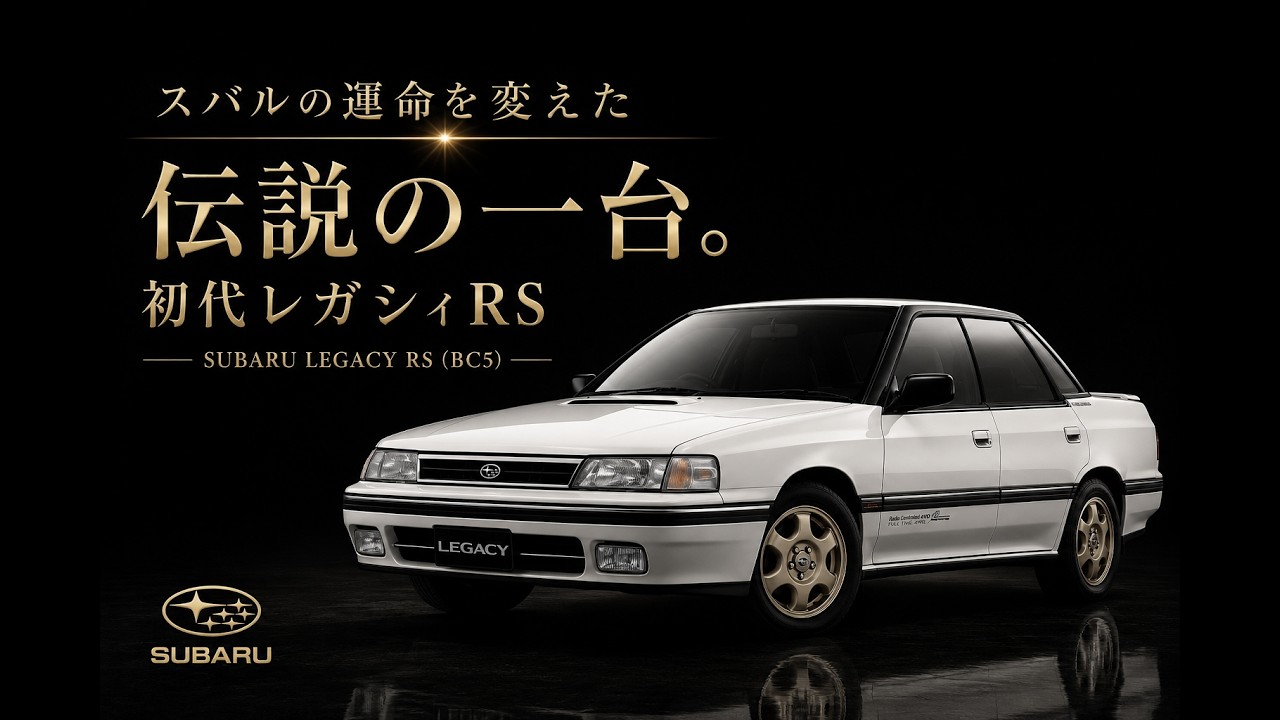 Subaru Legacy RS BC Type] The Legendary Car That Changed Subaru's