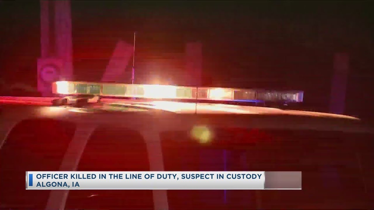 Officer Killed In The Line Of Duty, Suspect In Custody - YouTube