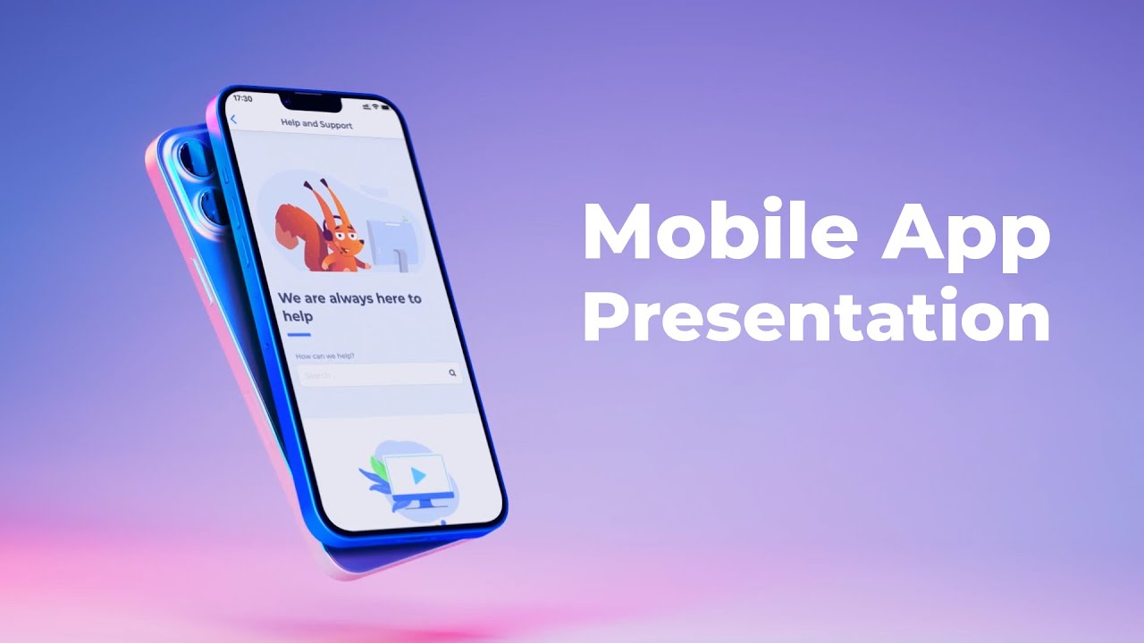 mobile app presentation video