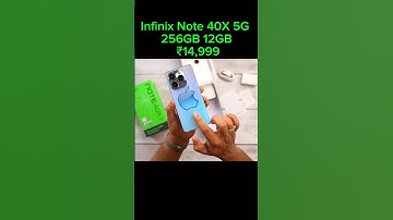 Infinix Note 40X 5G Unboxing & First Look⚡256GB UFS2.2, Dimensity 6300 @₹13,499*