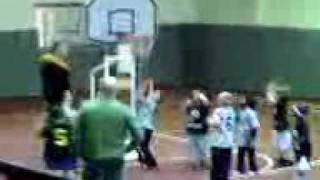 Zacharys First Basket. First Game Ever. Cyc. 3 Years Old