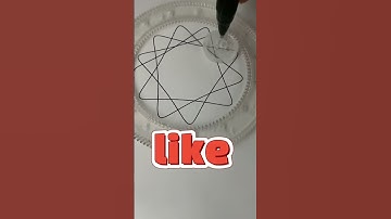 ⭕⭕⭕How many rotations did the pen make in total?⭕⭕ ⭕#Spirograph #satisfying #shorts