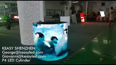 Flexible led custom made columns p4 | KEASY SHENZHEN TECHNOLOGIES